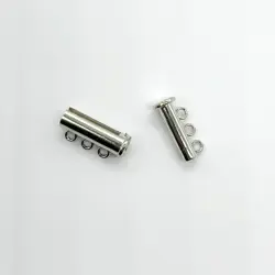 Magneticka koncovka 20mm stříbrná